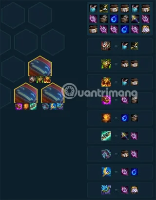 การสร้าง Nunu DTCL ซีซั่น 8, การสร้าง Nunu TFT ซีซั่น 8