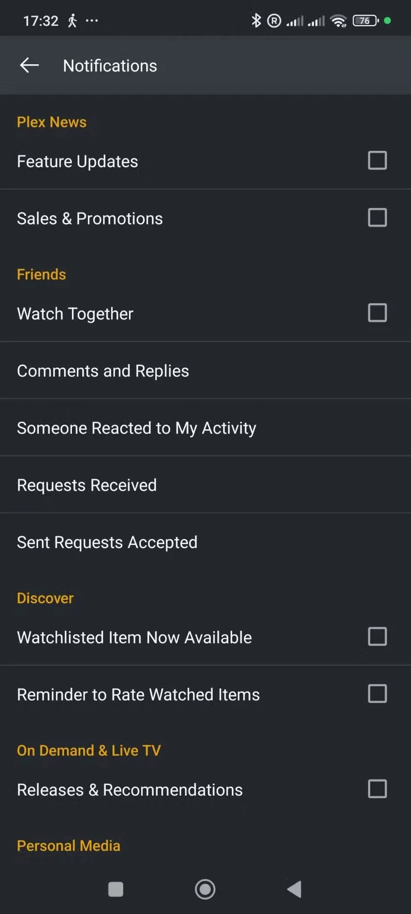 Como configurar o Plex para sua família
