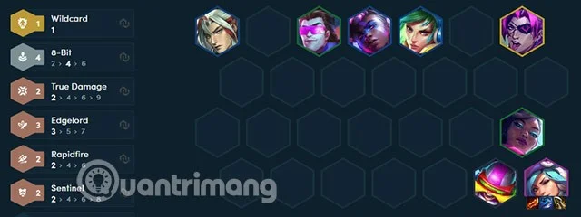 Standard Caitlyn DTCL season 10 equipment, build Caitlyn TFT season 10 squad