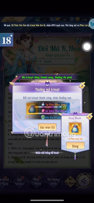 Volledige giftcode AI Tu Tien Tuyet Vei laatste en hoe u de code kunt inwisselen
