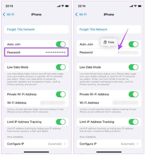 iPhone과 Android 간에 WiFi 비밀번호 공유