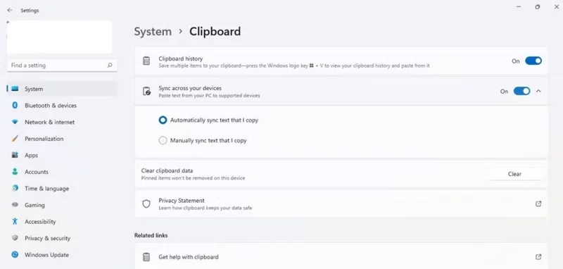 8 sposobów na naprawienie historii schowka, która przestała działać w systemie Windows 11