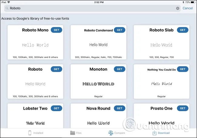 Instructies voor het installeren van lettertypen op iPhone en iPad
