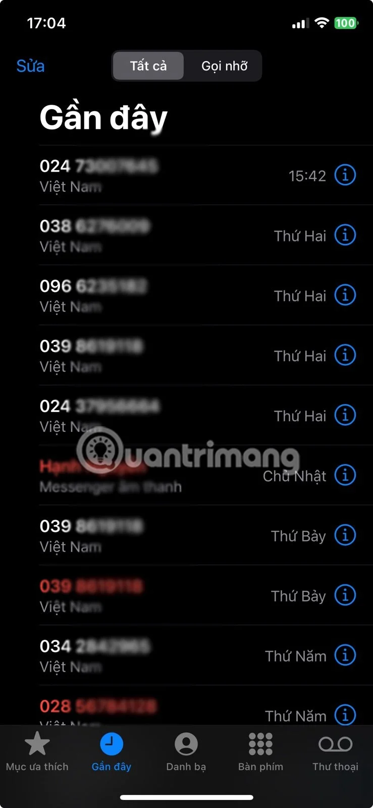 iPhone에서 통화 기록을 보고 삭제하는 방법