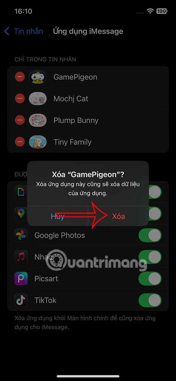 Hoe verwijder ik de iMessage iPhone-app?
