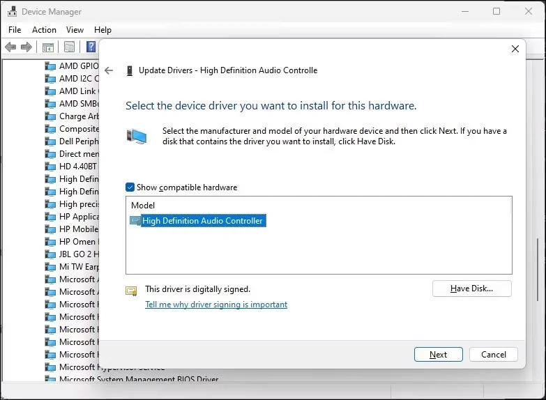 Cómo solucionar el error «No hay ningún dispositivo de salida de audio instalado» en Windows