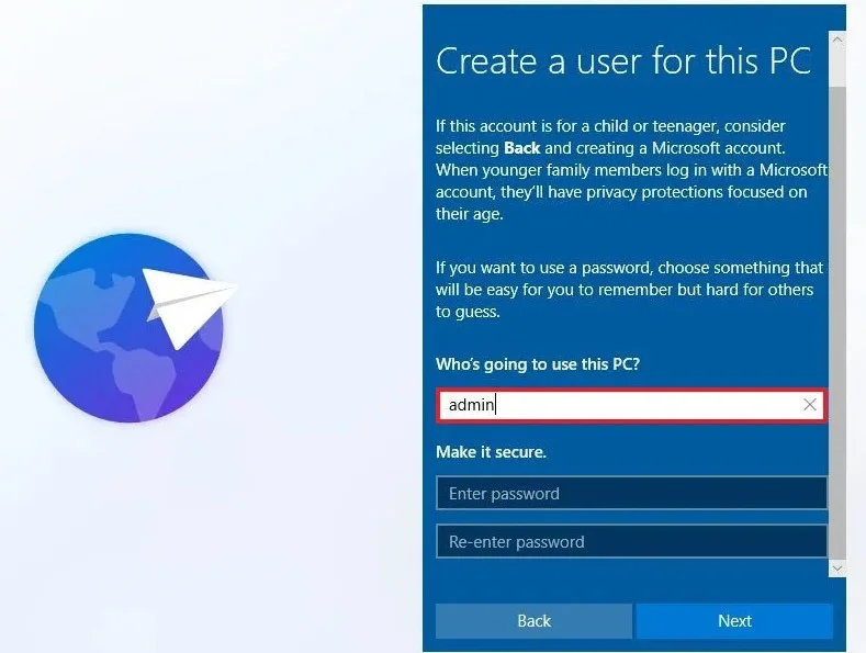 4 ways to bypass Microsoft account when setting up Windows 11