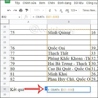 Comment compter les cellules contenant du texte dans Google Sheets Comment compter les cellules contenant du texte dans Google Sheets