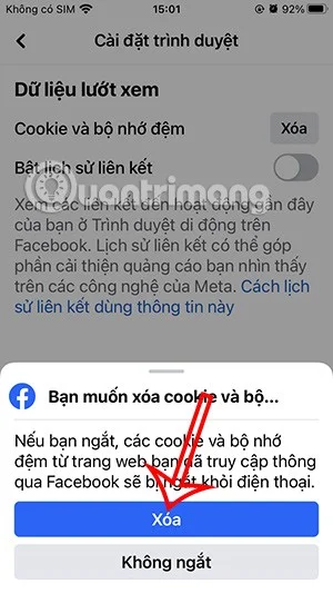 Facebook 캐시를 지우는 방법
