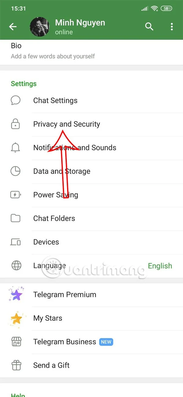 Cómo configurar una foto de perfil pública en Telegram