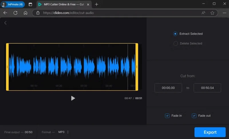 4 herramientas para hacer que el audio se desvanezca directamente en el navegador