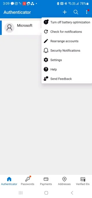 Cómo usar Microsoft Authenticator como administrador de contraseñas