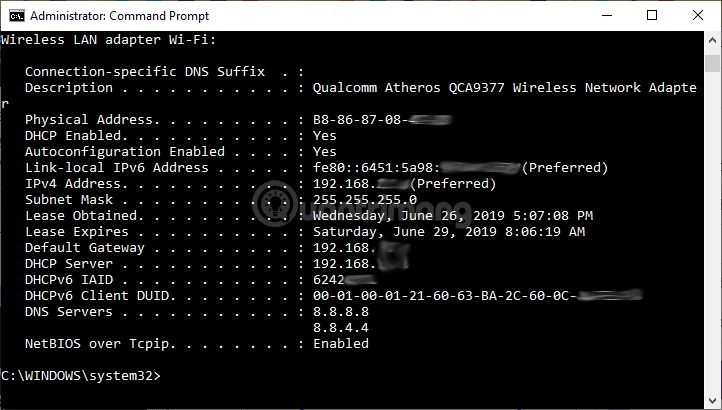 Cómo utilizar el comando ipconfig para actualizar y restablecer la dirección IP