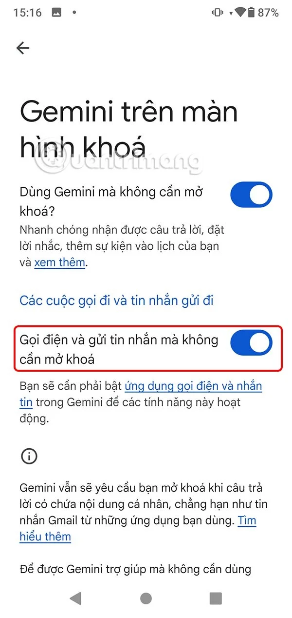 Jak wykonywać połączenia na Androidzie za pomocą Gemini