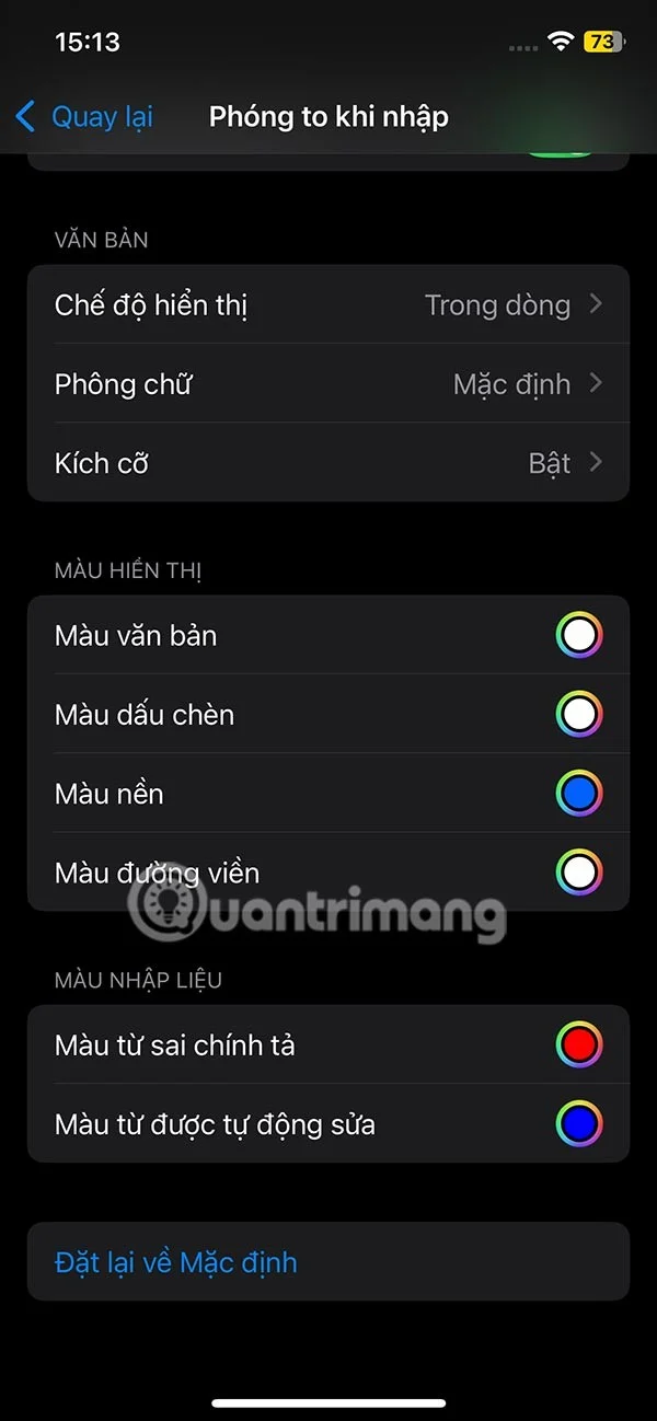 iPhone에서 입력할 때 텍스트를 확대하는 방법