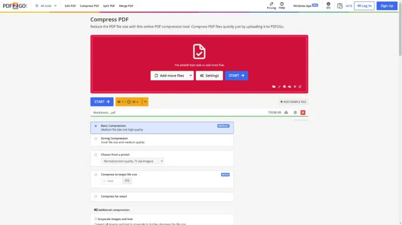 Comprime archivos PDF y reduce su tamaño de forma extremadamente rápida