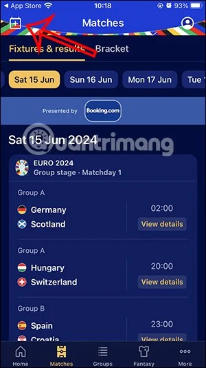 Instrucciones para añadir el calendario de la Eurocopa 2024 al iPhone