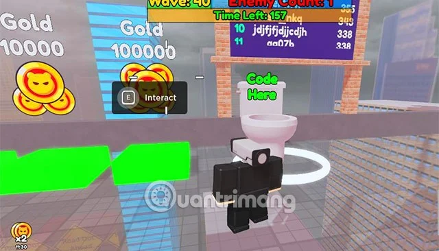 Laatste Skibidi Toilet Attack Code