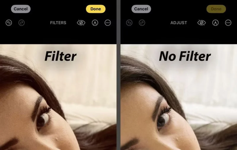 Razones para no usar filtros de fotografía
