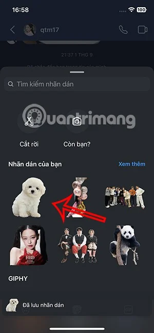 Bagaimana untuk membuat pelekat mesej Instagram anda sendiri