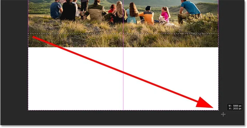 Cómo crear un efecto de reflejo de agua usando relleno generativo en Photoshop