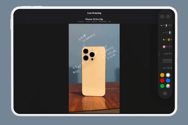 Dibujo en vivo: la función Final Cut Pro en iPad hace que tus videos sean más personales
