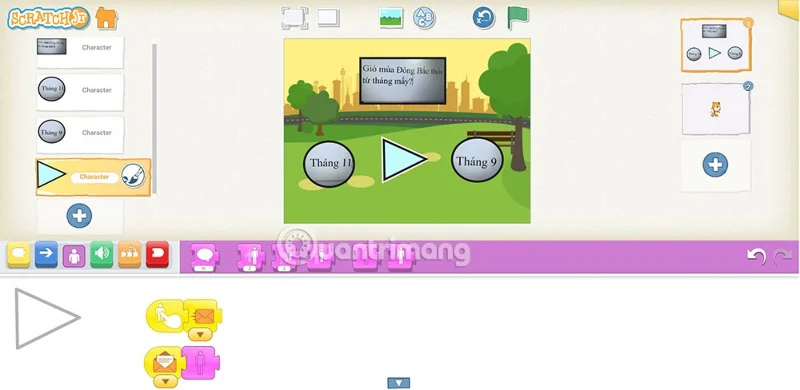 Hoe je een begin- en eindscherm voor een ScratchJR-quiz toevoegt (deel 3)
