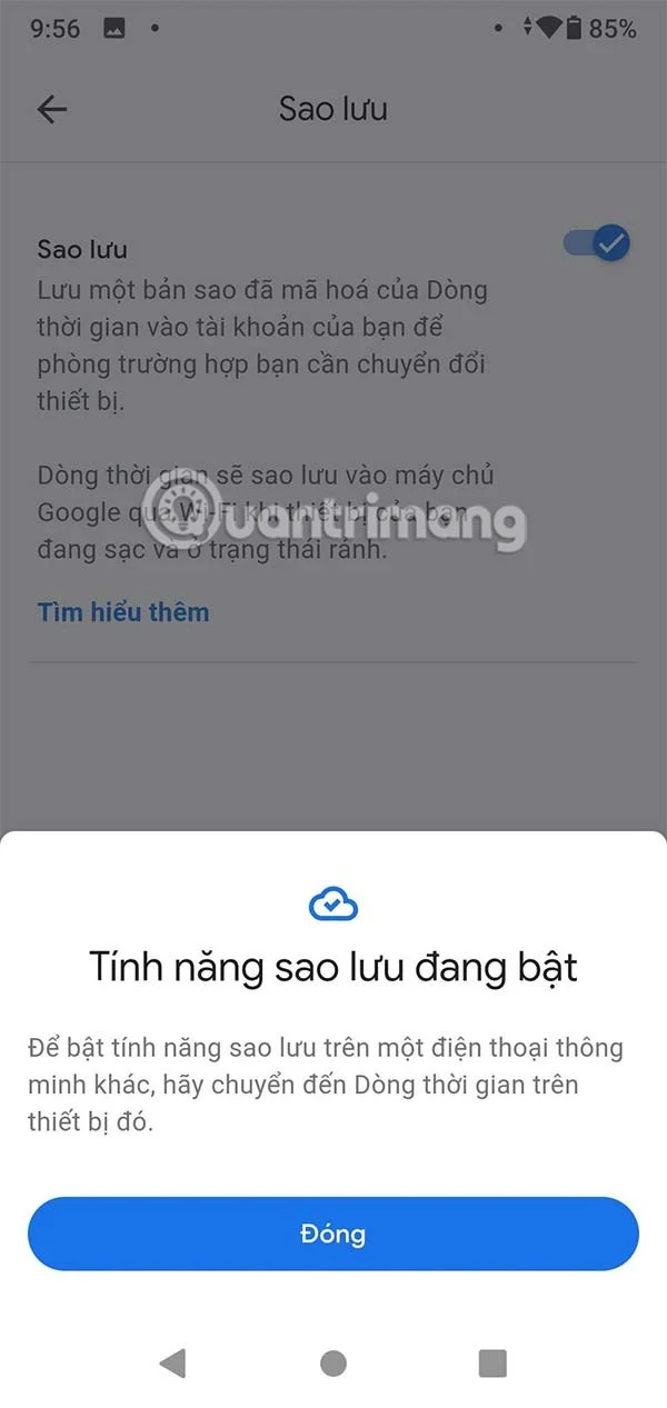 Een back-up maken van uw Google Maps-tijdlijn