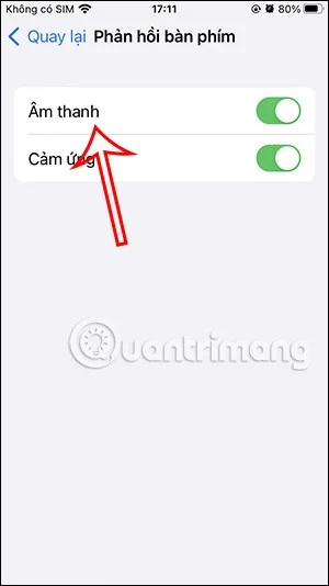 Instructions pour désactiver le son du clavier sur iPhone, iPad