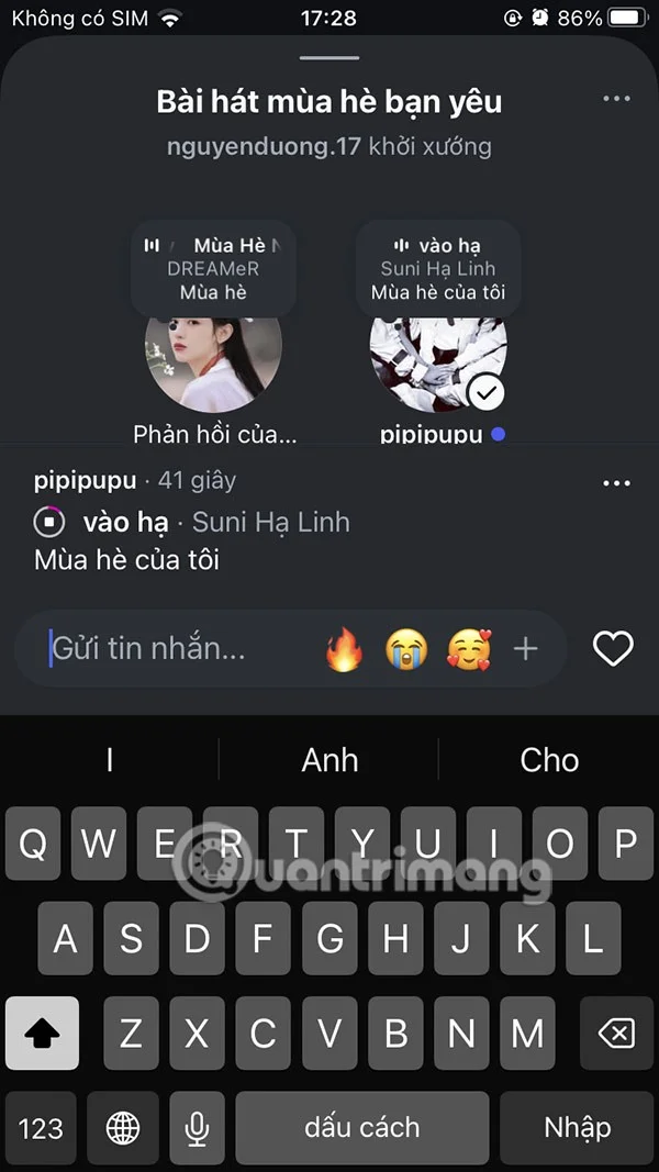 Como criar um bate-papo nas notas do Instagram