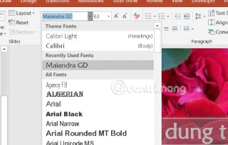PowerPointte şeffaf metin nasıl oluşturulur