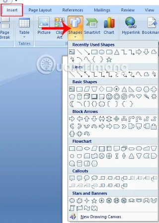 Instrucciones sobre cómo dibujar un diagrama en Word