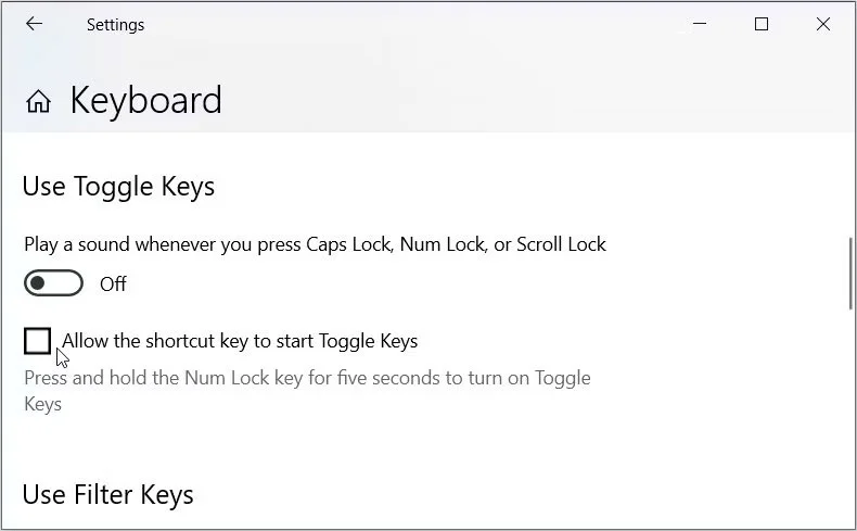 How to disable keyboard shortcuts and hotkeys on Windows 10