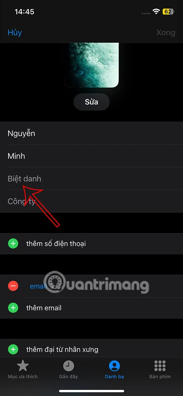 Instrucțiuni pentru 4 moduri de a ascunde contactele pe iPhone