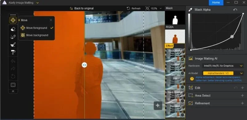Cómo eliminar fácilmente el fondo de una foto con Aiarty Image Matting