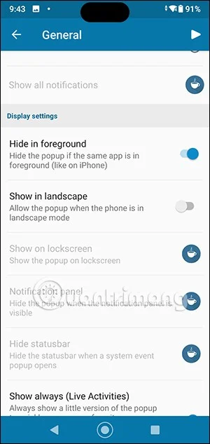 Android 스마트폰에서 Dynamic Island를 사용하기 위한 팁