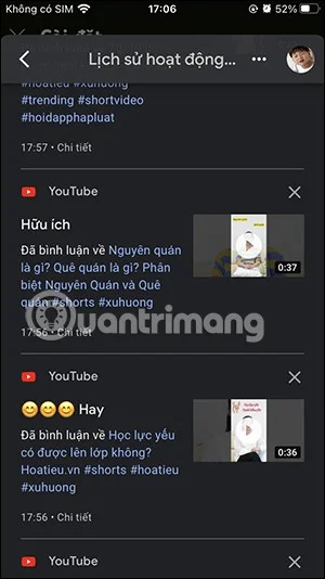 Het is heel eenvoudig om reacties op YouTube te vinden