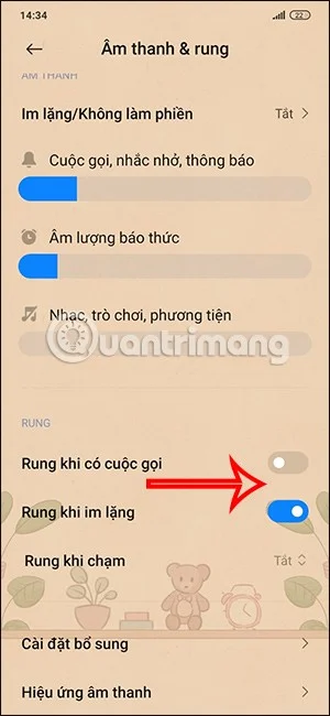 Xiaomi telefonlarında titreşim modunu ayarlama talimatları