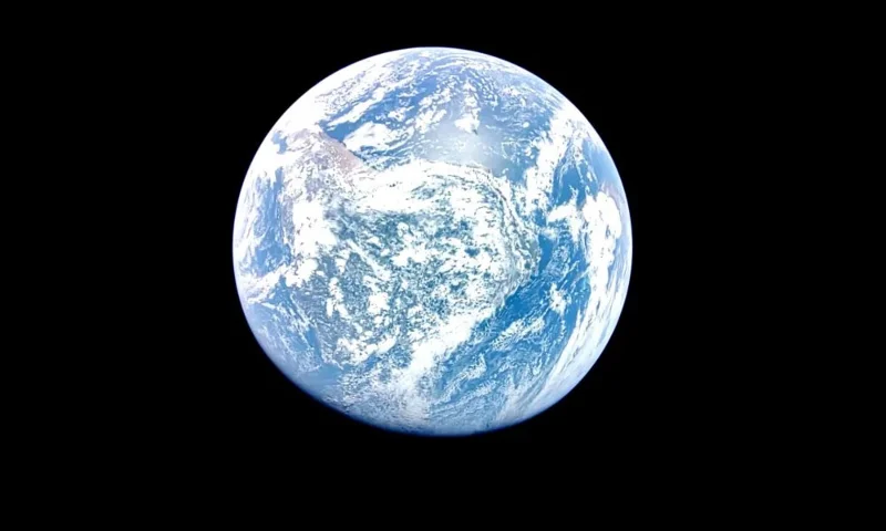 Bewundern Sie die wunderschönen Bilder der Erde, die von der Raumsonde Blue Ghost aufgenommen wurden