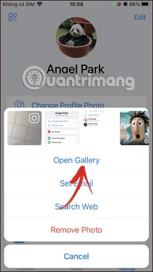 Hoe je een GIF-afbeelding als Telegram-avatar instelt