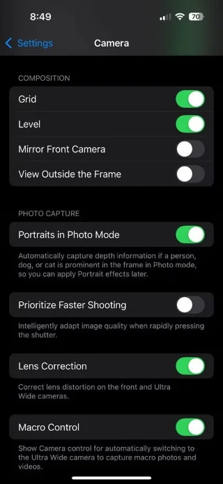 Razones para no usar filtros de fotografía