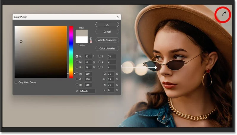 Hoe je snel een afbeelding in Photoshop kunt vervagen naar een achtergrondkleur met Live Gradients