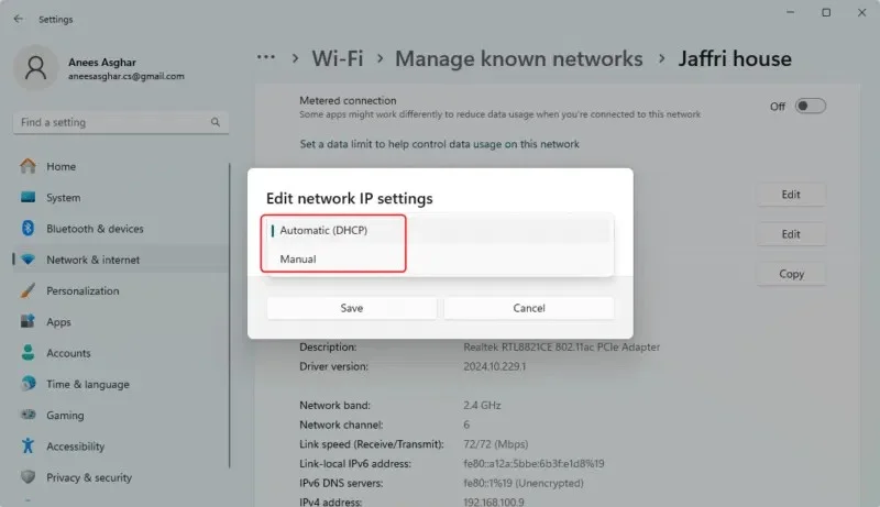 Cómo configurar los parámetros TCP/IP en Windows