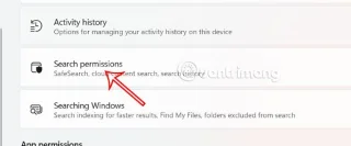 Web aramasını kapatma talimatları Başlat menüsü Windows 11