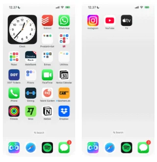 11 layout creativi per la schermata iniziale dell'iPhone per organizzare le app