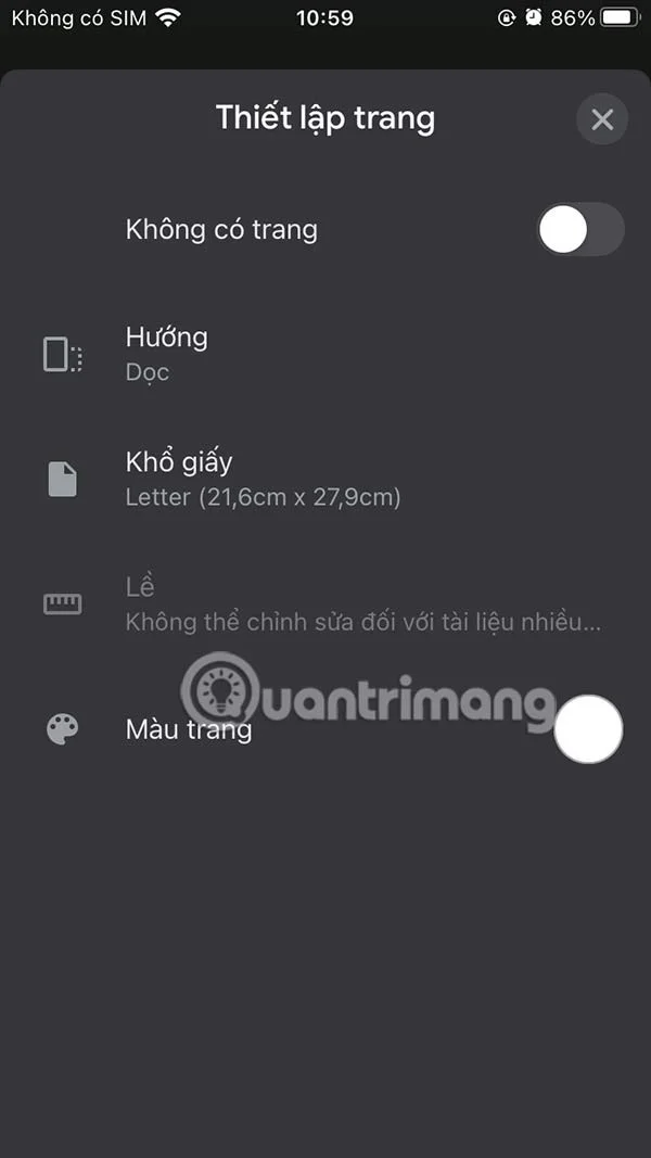 How to delete a page in Google Docs