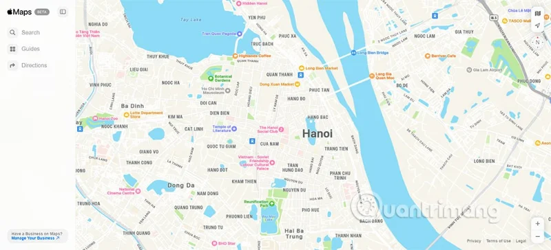 Erleben Sie die offizielle Apple Maps-Webversion in Ihrem Browser