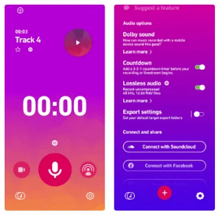 Razones para cambiar de la aplicación de grabadora de voz nativa de Android a Dolby On