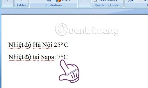 Instructies voor het invoegen van gradensymbolen in Word