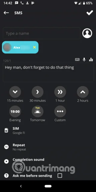 Jak zaplanować wysyłanie wiadomości SMS na Androidzie